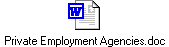 Private Employment Agencies.doc