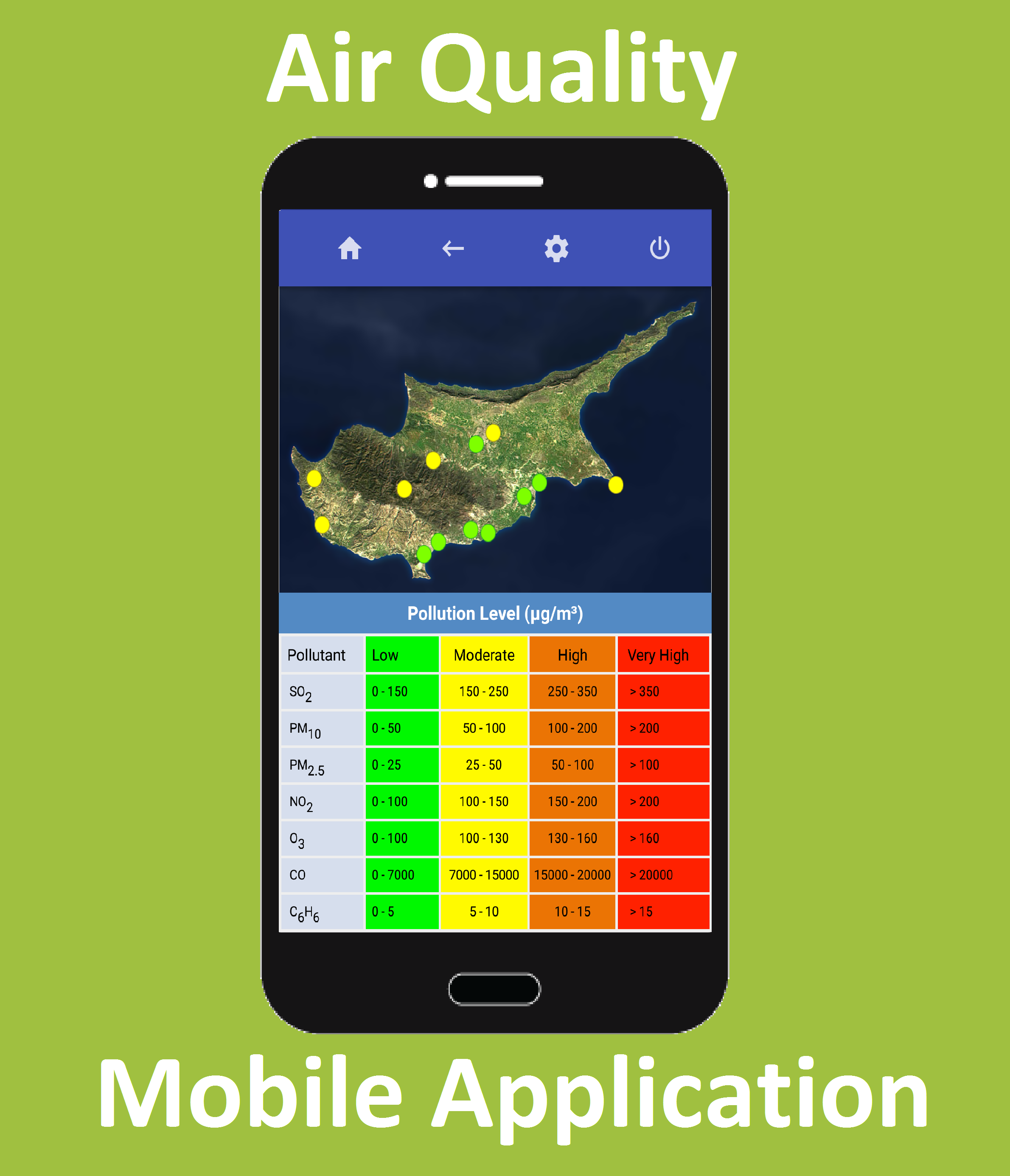 Air Quality - Mobile Application